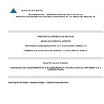 AQUISIÇÃO DE EQUIPAMENTOS DE INFORMÁTICA